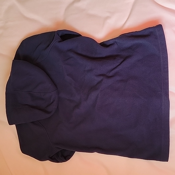 LANDS END Cozy Fleece Hooded Full Zip Jacket Kids Unisex Size 14 - Picture 2 of 4